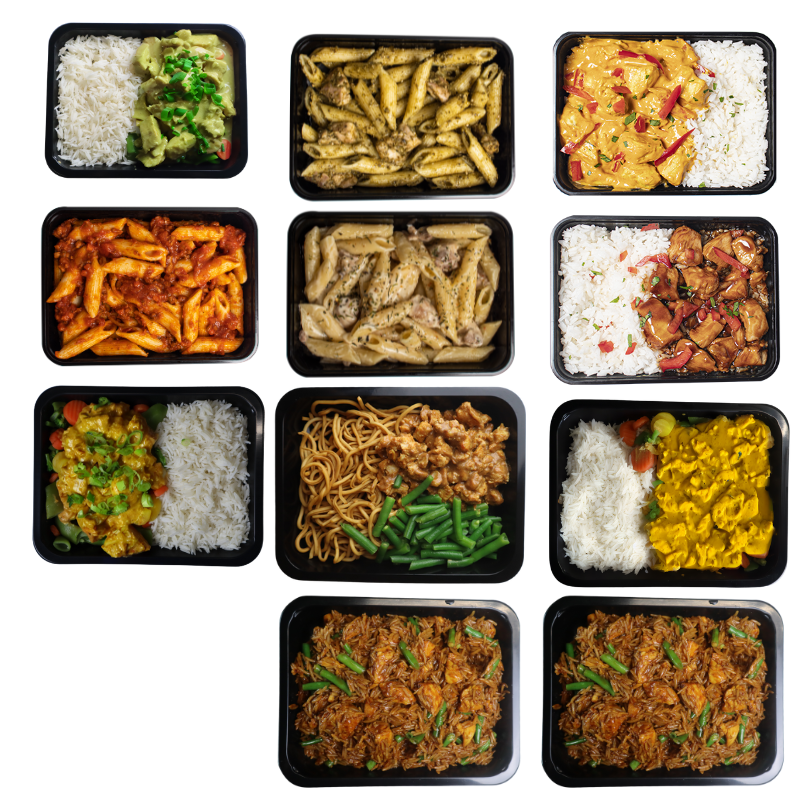 9 Maaltijden + 2 Gratis Surinaamse Nasi - Spiermassa/Droogtrainen