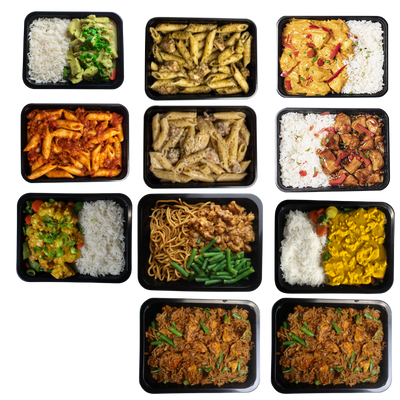 9 Maaltijden + 2 Gratis Surinaamse Nasi - Spiermassa/Droogtrainen