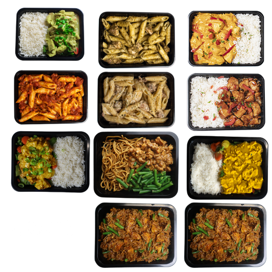 9 Maaltijden + 2 Gratis Surinaamse Nasi - Spiermassa/Droogtrainen